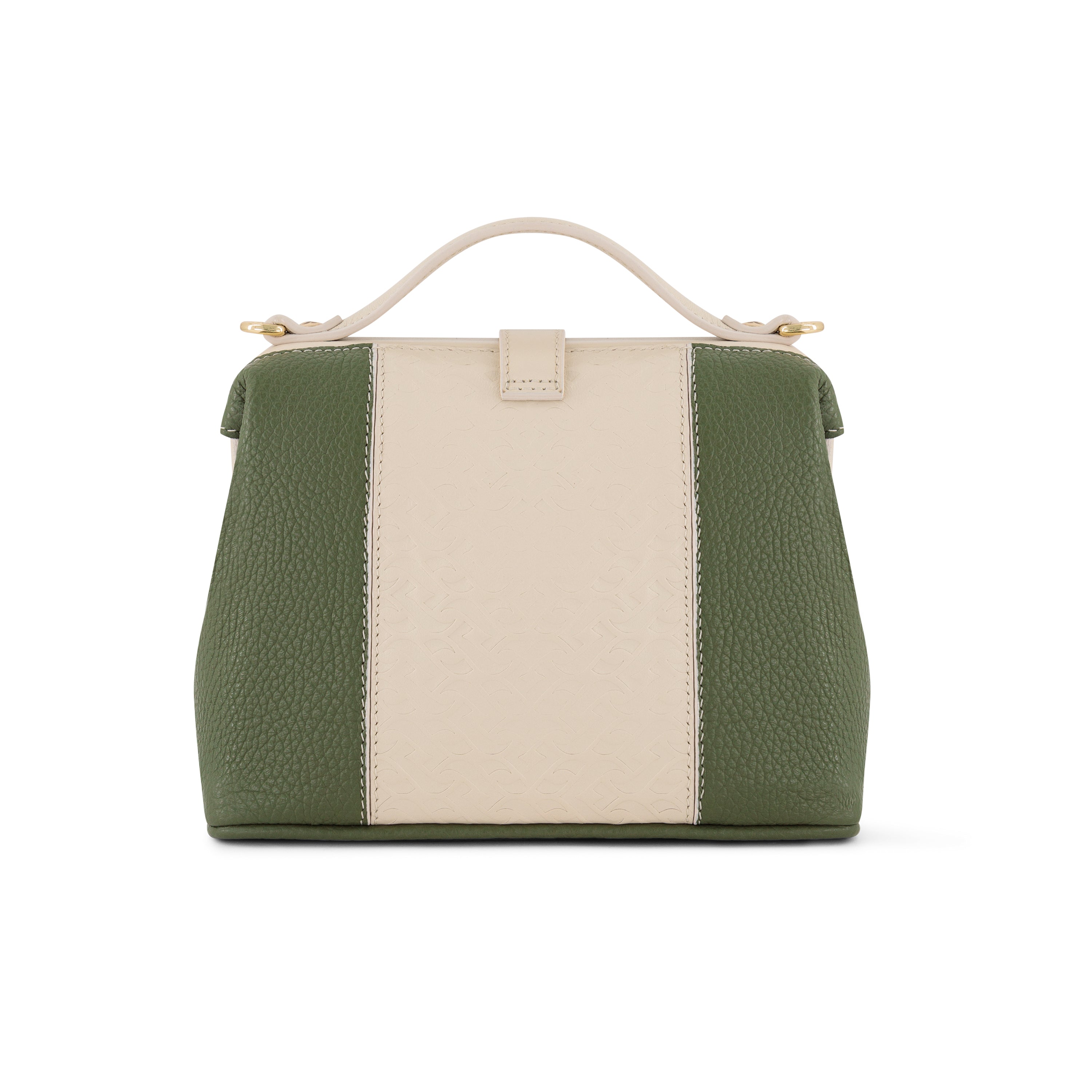 THE SHOULDER HANDMADE BAG CRAFTED FROM GREEN GENUINE LEATHER WITH CLASSY PATTERN