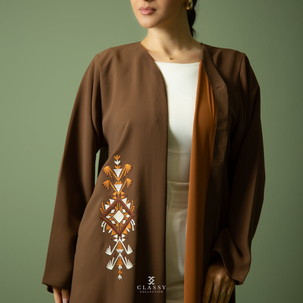 Luxury Embroidered Abaya – Classy Collection