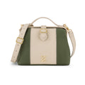 THE SHOULDER HANDMADE BAG CRAFTED FROM GREEN GENUINE LEATHER WITH CLASSY PATTERN