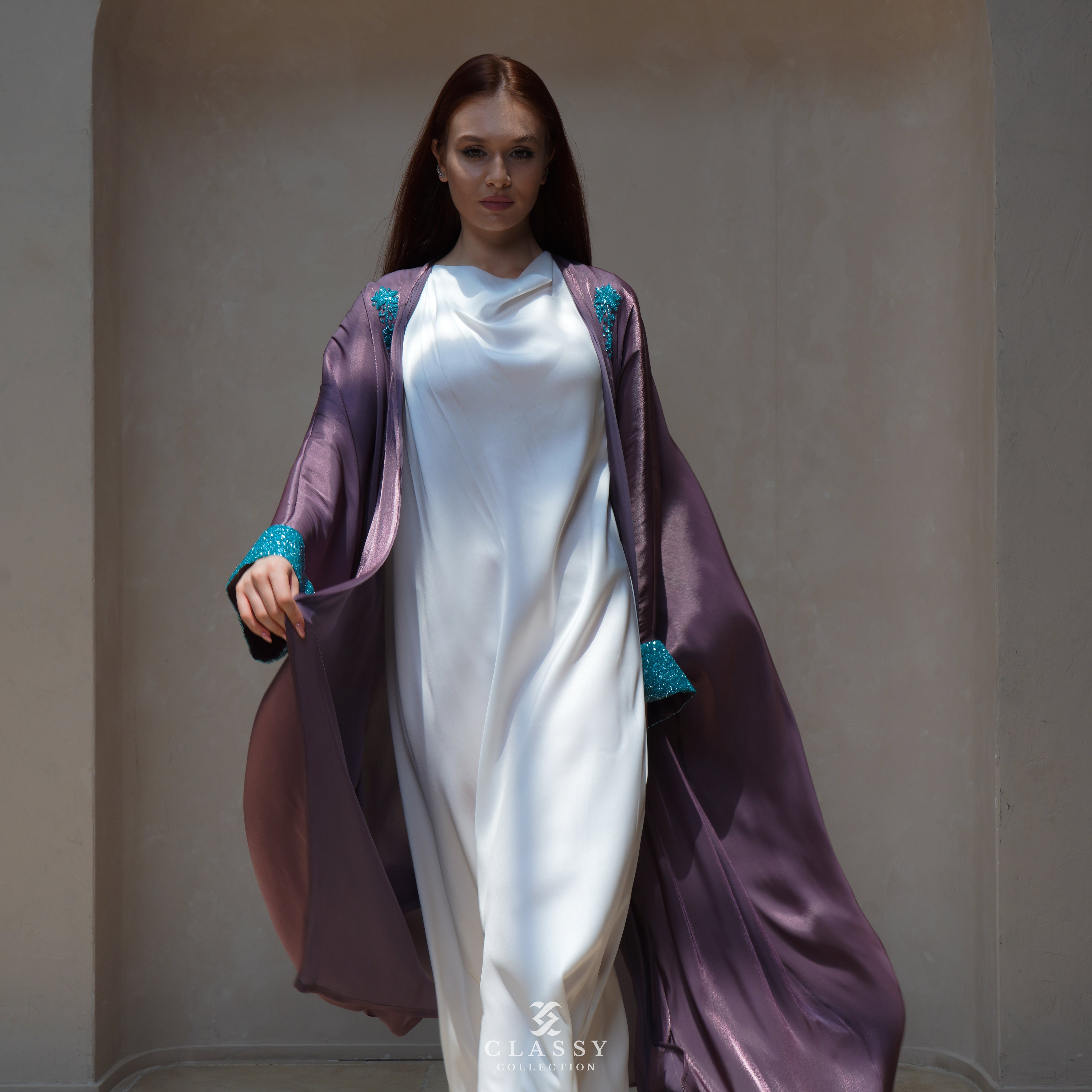 ORGANZA WITH EMBROIDERY