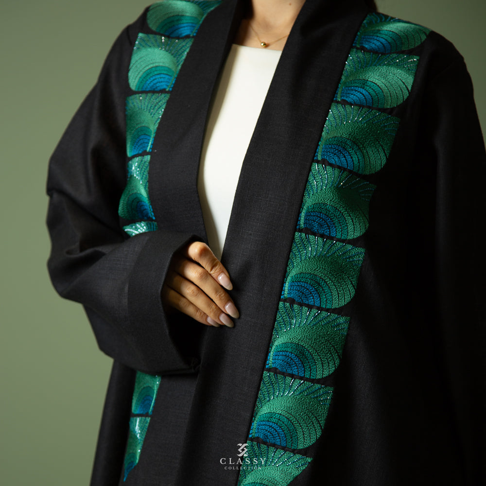 PEACOCK DES - EM03 - BLACK ONLY